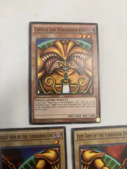 Yu-Gi-Oh Exodia 7-Card Set LDK2 1st Edition Lightly Played Lot - Image 2