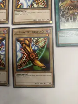 Yu-Gi-Oh Exodia 7-Card Set LDK2 1st Edition Lightly Played Lot - Image 4