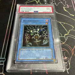 Yugioh Relinquished SDP-001 1st Edition Ultra PSA 9 MINT English 2003 - Image 1