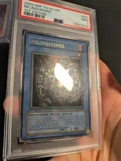 Yugioh Relinquished SDP-001 1st Edition Ultra Rare PSA 9 Mint! - Image 3