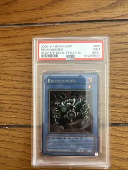 Yu-Gi-Oh! TCG Relinquished SDP-001 Ultra Rare PSA 9 - Image 1