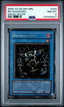 2002 Yu-Gi-Oh! Relinquished Magic Ruler MRL Unlimited Ultra PSA 8 - Image 1