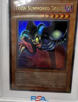 PSA 8 Yu-Gi-Oh! Magic Ruler 1st Edition Toon Summoned Skull MRL-073 Near mint - Image 3