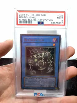 Yu-Gi-Oh Relinquished MRL-029 1st Edition PSA 9 - Image 1