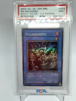 Yu-Gi-Oh Relinquished MRL-029 1st Edition PSA 9 - Image 3
