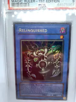 Yu-Gi-Oh Relinquished MRL-029 1st Edition PSA 9 - Image 4