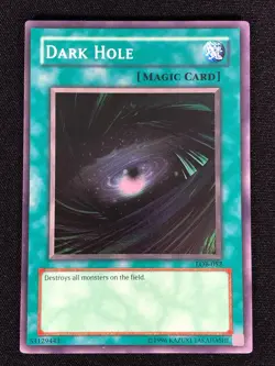 Yugioh Dark Hole LOB-052 Super (LP) - Image 1