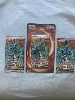 3 Yu Gi Oh Konami Crossed Souls Packs One In Box Two Still In Foil - Image 1