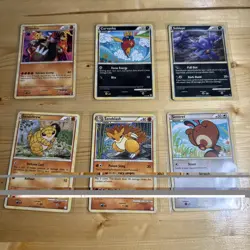 Lot Of 6 Pokemon Cards HGSS Era (Groudon, Sandshrew, Sandslash) - Image 1