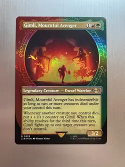 Gimli, Mournful Avenger - 323 - MTG: Lord Of The Rings - Showcase - FOIL - Image 1