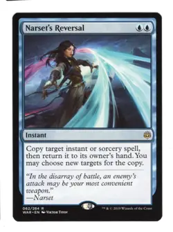1x Narset's Reversal Normal NM-Mint, War of the Spark MTG Magic - Image 1