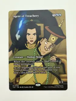 Agent of Treachery Screenshot Borderless MTG Magic Gathering Card NM Mint TLE - Image 1