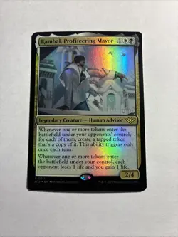 Kambal, Profiteering Mayor Outlaws of Thunder Junction Foil MTG Plus Bonus Rare! - Image 1
