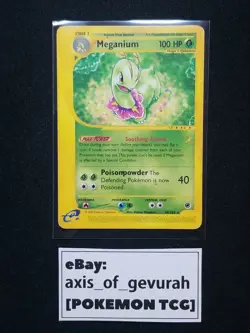 Meganium 54/165 [LP] Expedition Base Set WOTC Wizards of the Coast Pokemon - Image 1