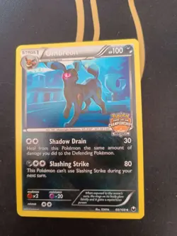 Umbreon crosshatch regional | Dark Explorers 60/108 | Play pokemon promo series - Image 1