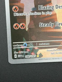 Pokemon TCG Charmander 168/165 Scarlet Violet 151 Illustration Rare Holo - LP - Image 5