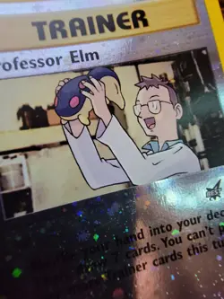 Professor Elm 3 BEST | WotC Promo | REVERSE HOLO | Vintage Pokemon LP - Image 3