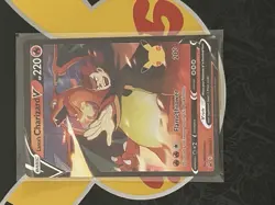 Pokemon Lance's Charizard V SWSH133 Sword & Shield Promo Holo Card Celebrations - Image 1