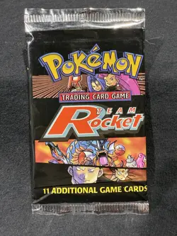 Pokemon Team Rocket Unlimited Booster Pack Factory Sealed WOTC 2000 Vintage TCG - Image 1