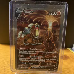 Entei v Galarian Gallery Crown Zenith Holo Pokemon TCG Card GG36/GG70 - Image 1