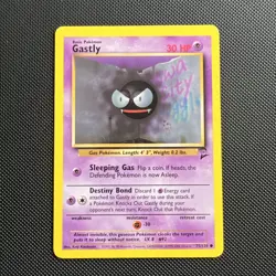 Gastly Base Set 2 EX 75/130 Pokemon Card - Image 1