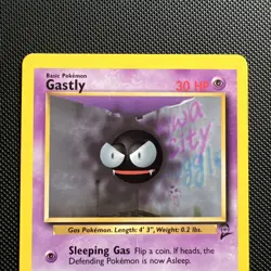 Gastly Base Set 2 EX 75/130 Pokemon Card - Image 3