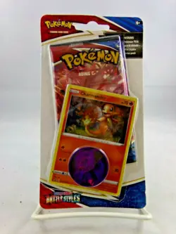 Pokemon Battle Styles Booster Pack w/ Charmander Card & Mewtwo Coin 110821DMT - Image 1