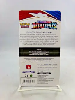 Pokemon Battle Styles Booster Pack w/ Arrokuda Card & Volcanion Coin 110821DMT - Image 2