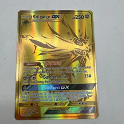 Pokemon TCG Solgaleo GX Sun & Moon: Ultra Prism 173/156 Holo Secret Rare NM - Image 1