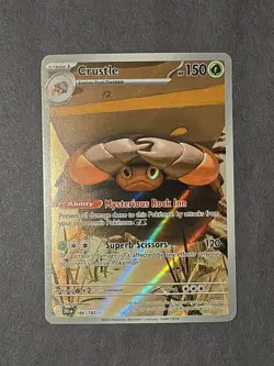 Pokemon Crustle 186/182 Sv10: Destined Rivals Holo - Image 1