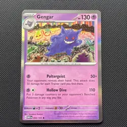 Pokemon Card Gengar 94/165 Scarlet & Violet 151 Holo Near Mint - Image 1