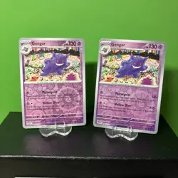 Gengar 095/165 Reverse Holo NM 4 CARD LOT Scarlet&Violet 151 Pokemon TCG - Image 2