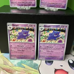 Gengar 095/165 Reverse Holo NM 4 CARD LOT Scarlet&Violet 151 Pokemon TCG - Image 3