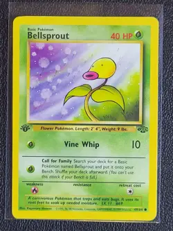 Pokemon TCG Bellsprout #49 Jungle Set 1st Edition Common Grass NM-Mint - Image 1