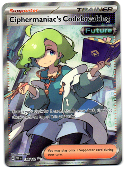 Ciphermaniac's Codebreaking 198/162 SV05: Temporal Forces Pokemon Card - Image 1
