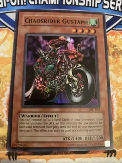 Yugioh Chaosrider Gustaph IOC-018 NM - Image 1