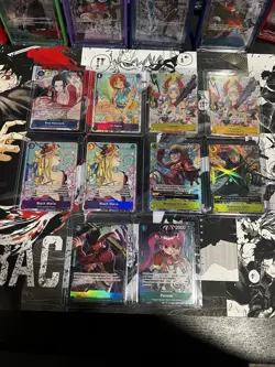 One Piece Illustration Box Promo Set Vol 1 - 4 NM Boa, Luffy, Zoro Perona - Image 1
