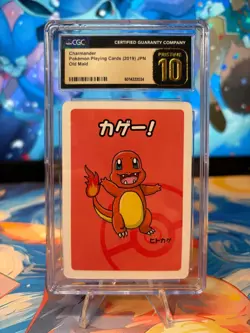 2019 Pokemon Japanese Playing Cards Old Maid Charmander CGC 10 PRISTINE - Image 1