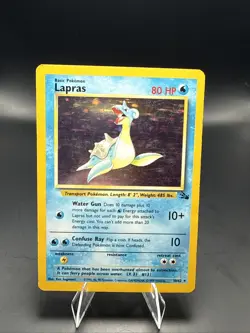 Pokemon Card - Lapras Fossil 10/62 Holo Rare - Image 1
