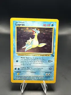 Pokemon Card - Lapras Fossil 10/62 Holo Rare - Image 2