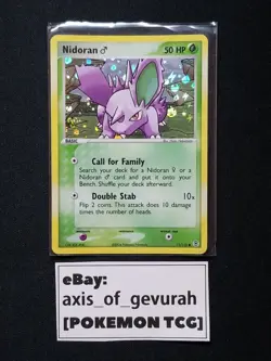 Nidoran Holofoil 71/112 [NM] EX Fire Red Leaf Green Pokemon Cards - Image 1