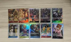 One Piece TCG Card Lot of 10 Mix Sets (Promo Ace & Sabo, and ETC.) - Image 1