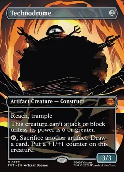 Technodrome-Teenage Mutant Ninja Turtles-Borderless-Foil-222-NM - Image 1