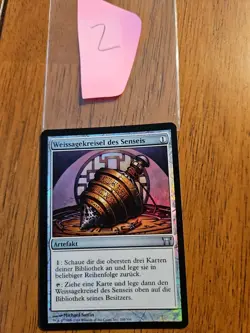 MTG Magic 1x German ***FOIL*** Sensei's Divining Top Kamigawa LP 2 Of 2 - Image 1