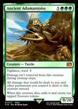 MTG Ancient Adamantoise 172 Mythic Foil Final Fantasy - Image 1