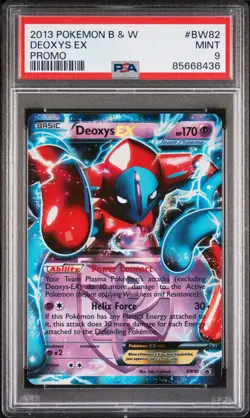 2013 POKEMON B&W PROMO #BW82 DEOXYS EX PSA 9 - Image 1