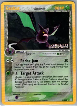 Crobat (Delta Species) 2/113 Reverse Holo Delta Species - Pokemon Card - NM - Image 1