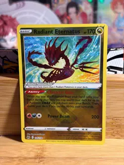RADIANT ETERNATUS 105/159 Crown Zenith Radiant Rare Pokemon TCG Near Mint - Image 1