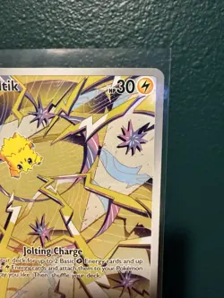 Pokemon Joltik 150/142 Sv07: Stellar Crown Illustration Rare Holo 30 HP Basic - Image 2