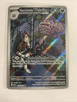 Pokemon TCG Team Rockets Weezing Destined Rivals 199/182 Scarlet & Violet - Image 1